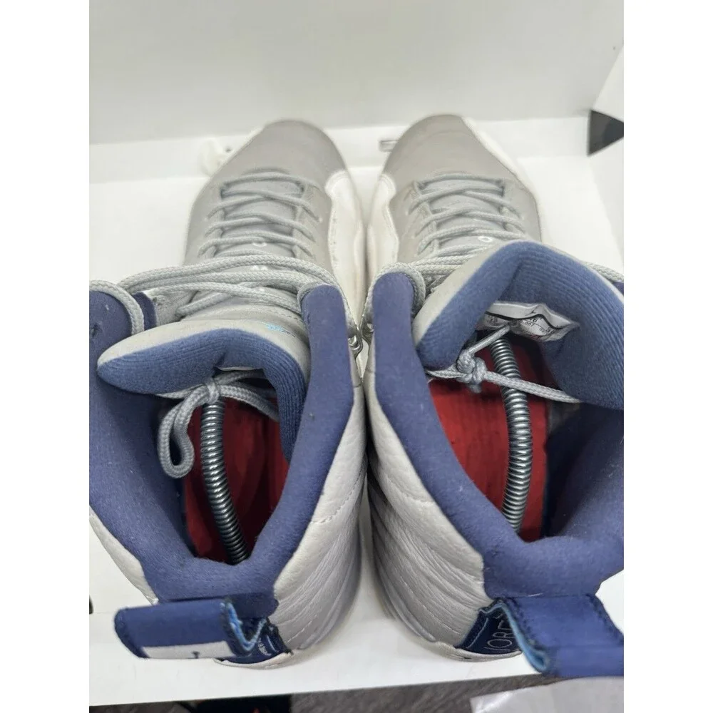 Nike Air Jordan 12 Retro Grey University Blue Size 12 Shoes Sneakers 130690 007